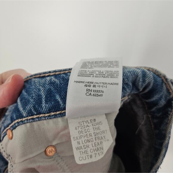 Mother Leap At The Chance Long Fray Skipper Shorts 31 - Picture 13 of 16